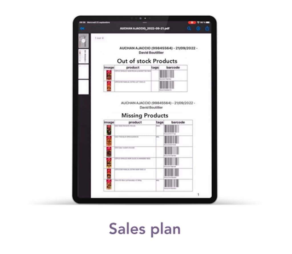 Sales plan